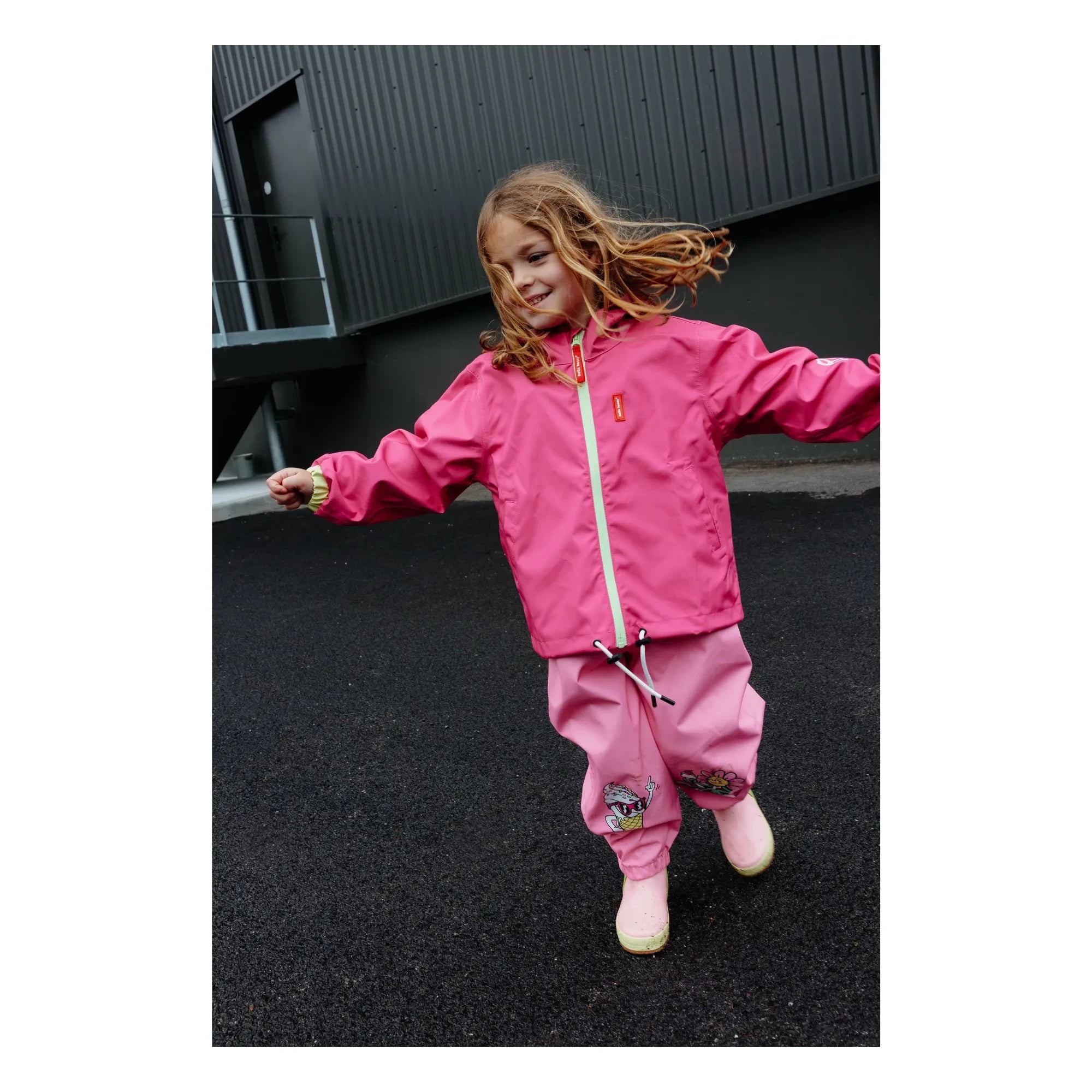 Hello Hossy - Waterproof Puffer Jacket | Pink