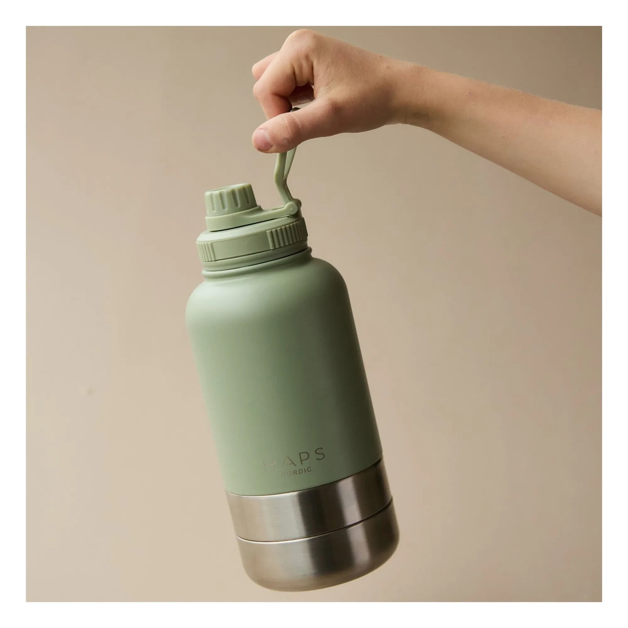 Haps Nordic - Haps Go Dog Water Bottle - 900 ml | Mint Green