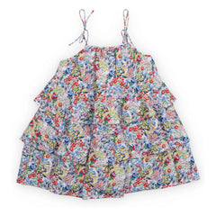 the new society - Verbena Fleurie Dress | Blue
