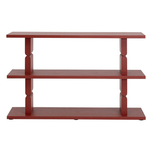 Nobodinoz - Noon painted wooden bookshelf | Red Brown