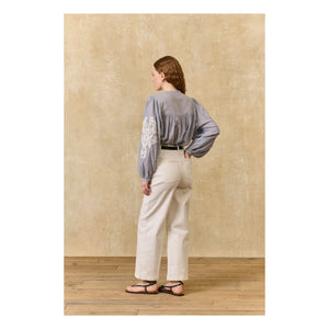 Louise Misha - Solange Cotton Pants | White