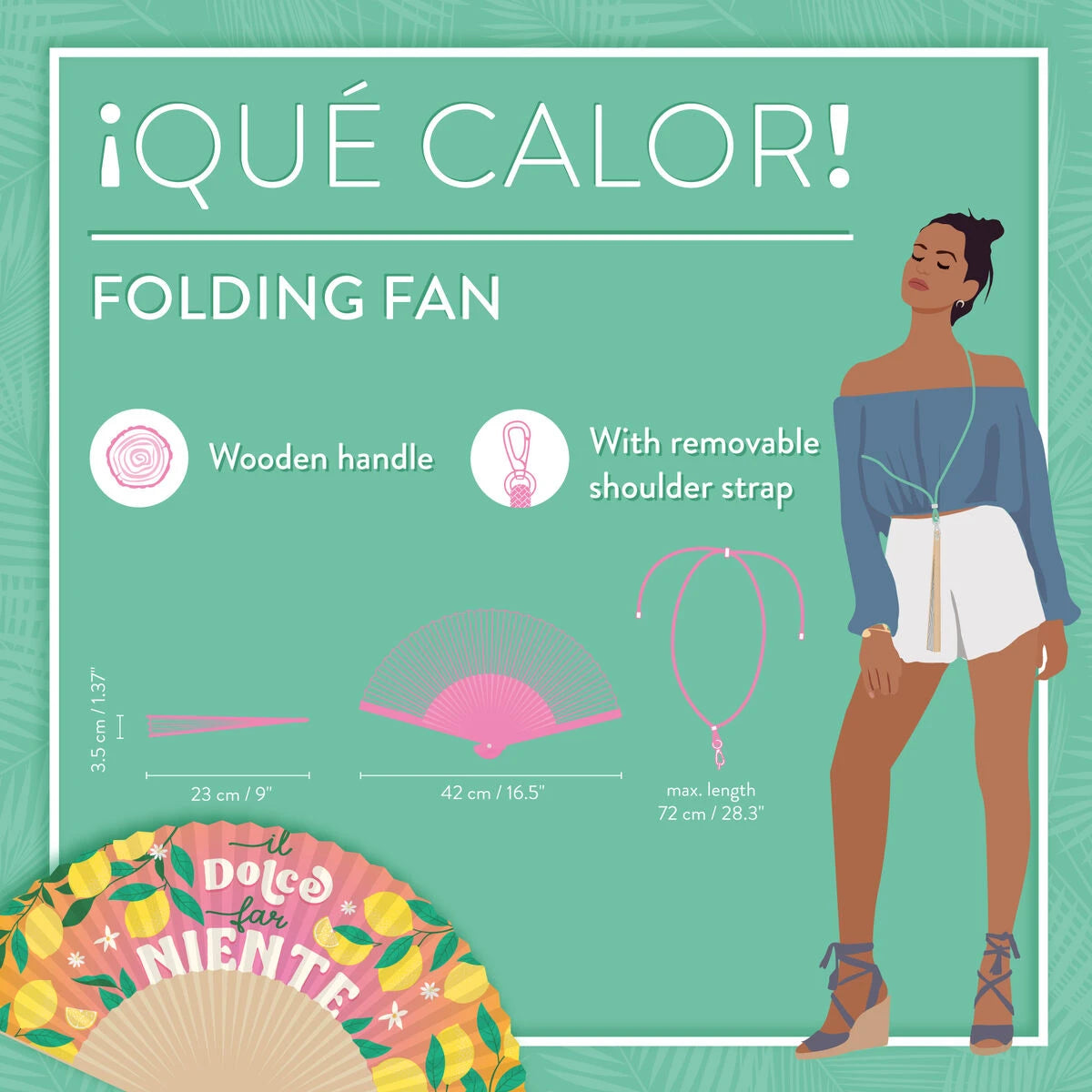 Legami - Folding Fan - Dolce Far Niente