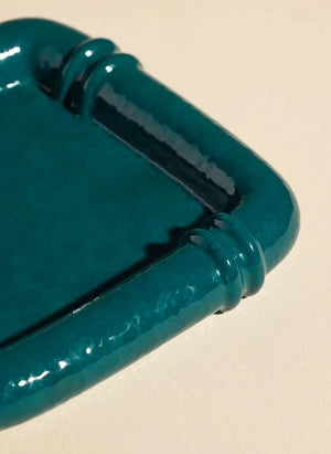 Maison Sarah Lavoine - Coco Ceramic Trash Bin | Sarah Blue