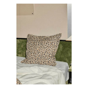 Gabrielle Paris - Washed Linen Pillow Cover | Leopard