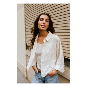 Sacrécoeur - Laelia Circle Shirt | Dirty White