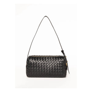 Elleme - Knitted Leather Pencil Case | Black