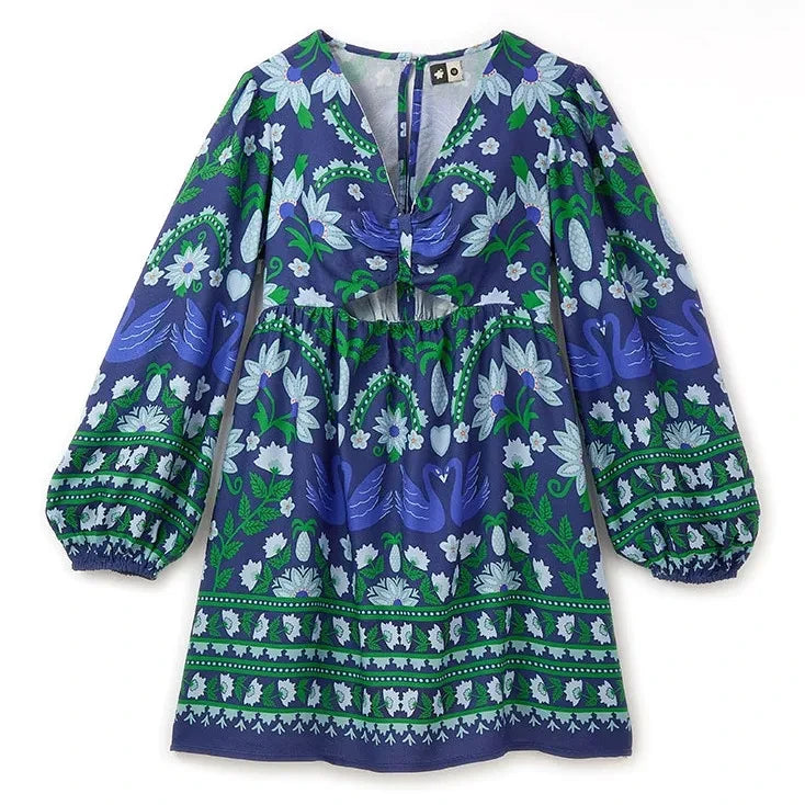 Fabula - Swan Garden Dress | Green