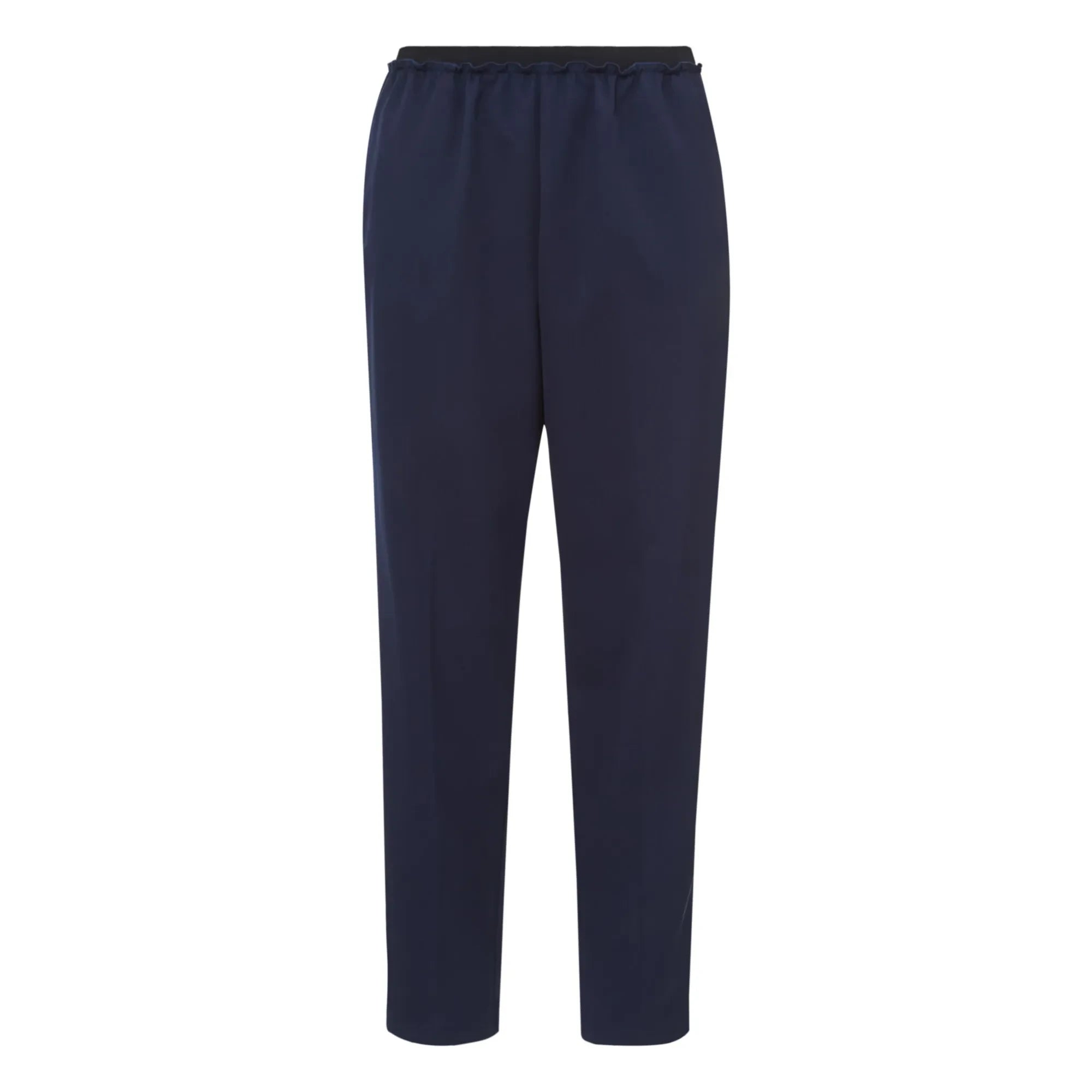 Pomandère - Elastic Wool Pants | Navy Blue