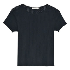 the new society - Romero Cotton T-Shirt | Black