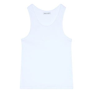 Smallable Woman - Ayla Organic Cotton Ribbed Tank Top | White