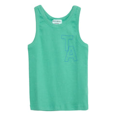 True Artist - Ribbed Tank Top No.20 | Green