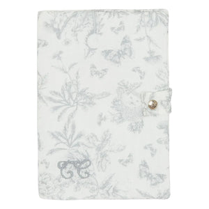 Tartine et Chocolat - Toile de Jouy Health Book Cover | Gray