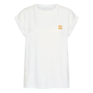 By Bar - Tobi Flame Cotton T-Shirt | White