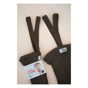 Silly Silas - Organic Cotton Short Leggings | Brown