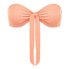 Peony - Sleeveless tied top | Coral pink