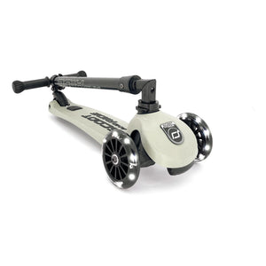 Scoot & Ride - Highwaykick 3 LED Scooter | Açık gri