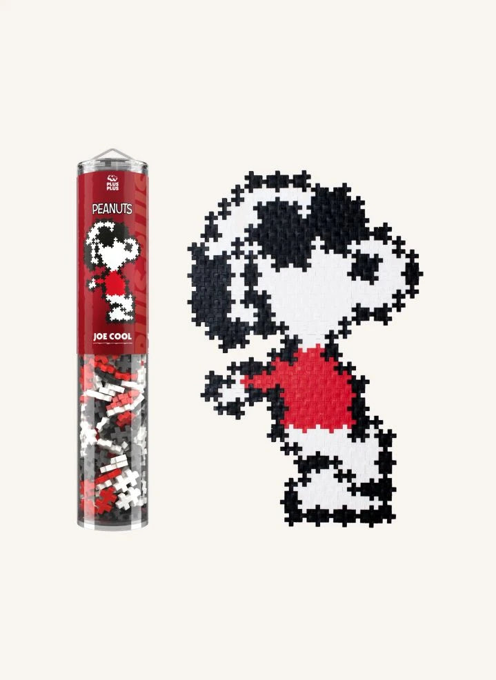 Plus-Plus - Joe Cool Tube - 275 Pieces - Plus-Plus x Peanuts | White