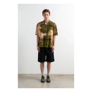 Edmmond Studios - Wild Run Short Sleeve Shirt | Forest Green