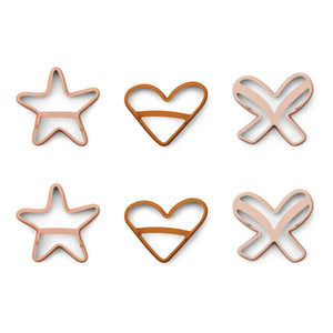 Liewood - Karina Silicone Cookie Cutters | Pink