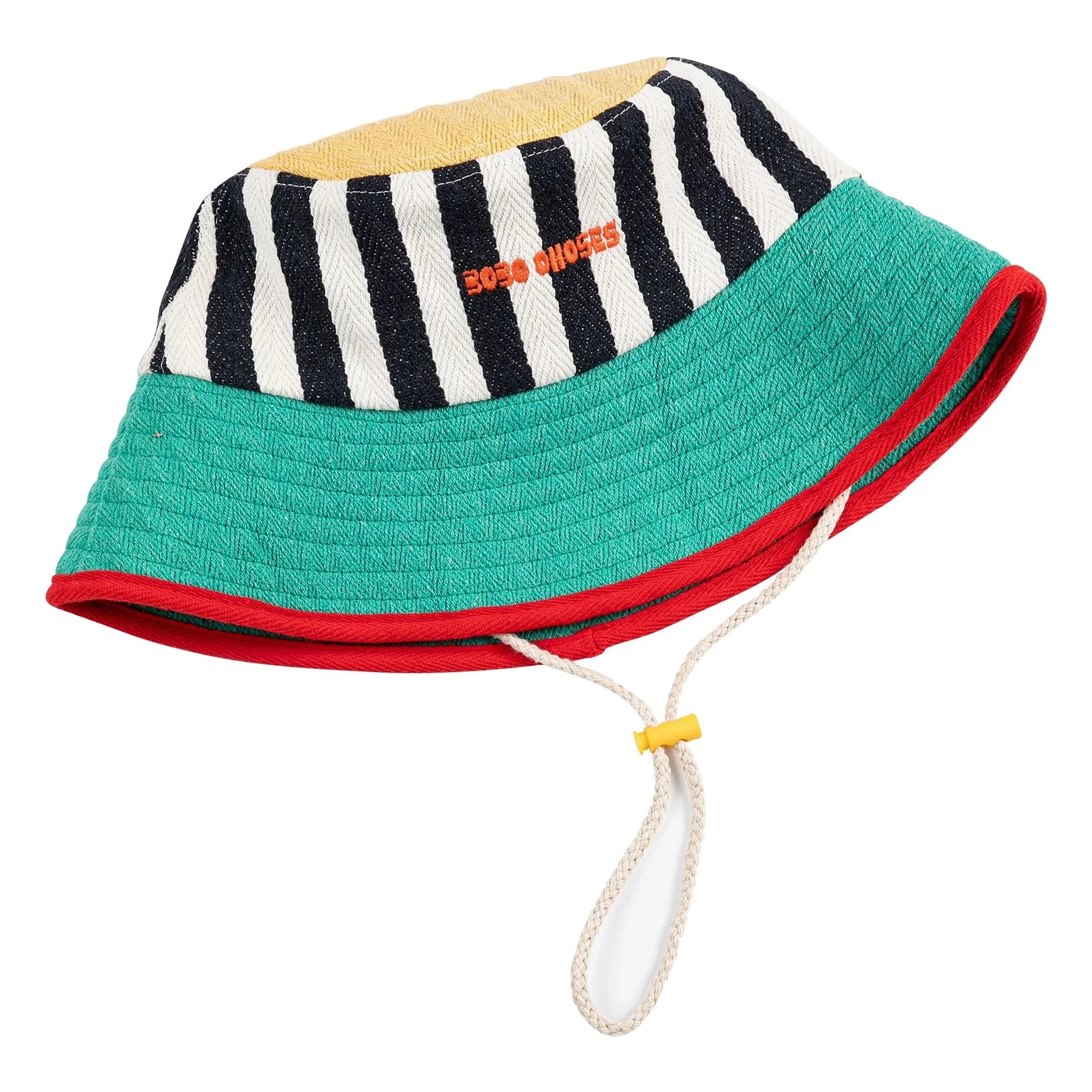 Bobo Choses - Color-Blocked Recycled Cotton Hat | Blue