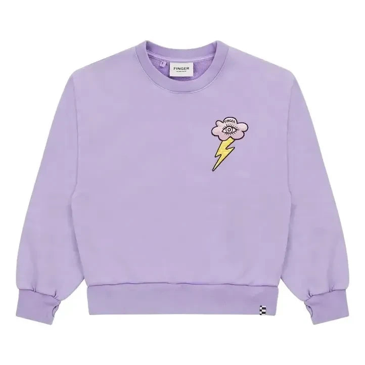 Finger in the Nose - Alma Organic Cotton Sweatshirt | Lilac