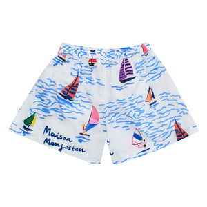 Maison Mangostan - Short Voile | White