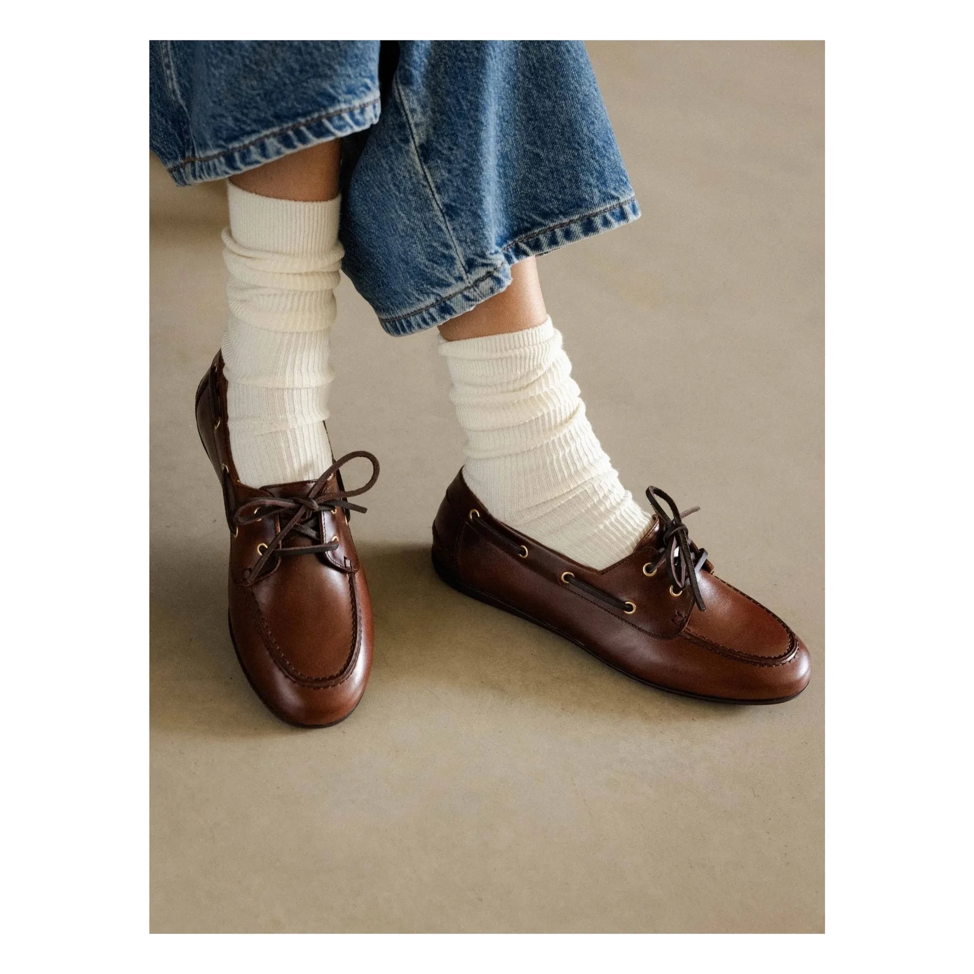 Bobbies - Betsy Leather Loafer Shoes | Coffee