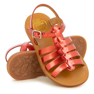 Pom d'Api - Plagette Strappy Sandals | Red