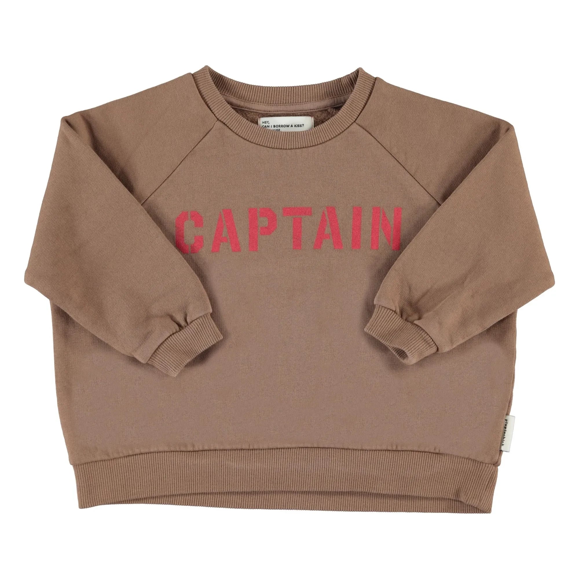 Piupiuchick - Captain Sweatshirt Organic Cotton | Brown