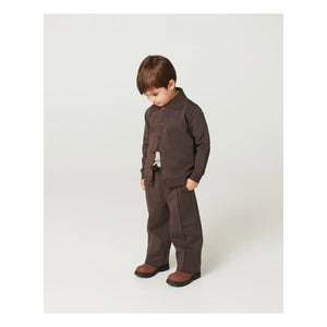 Copenhagen Colors - Organic Cotton Stretch Pants | Dark Brown