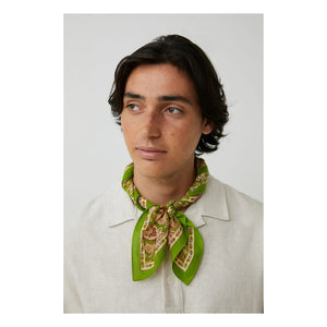Moismont - India Shawl No.764 Cotton | Matcha Green