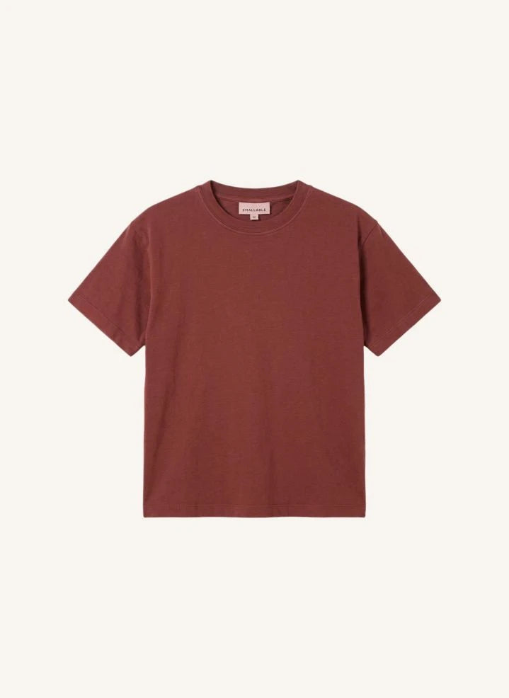 Smallable Kid - Nils Organic Cotton T-Shirt | Brick Red