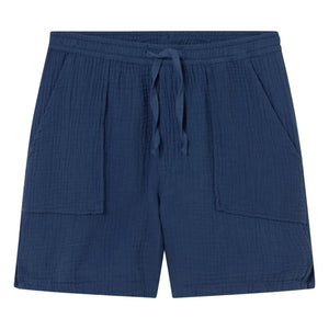 Cozmo - Bermuda Cove Cotton Gauze Cloth | Navy Blue