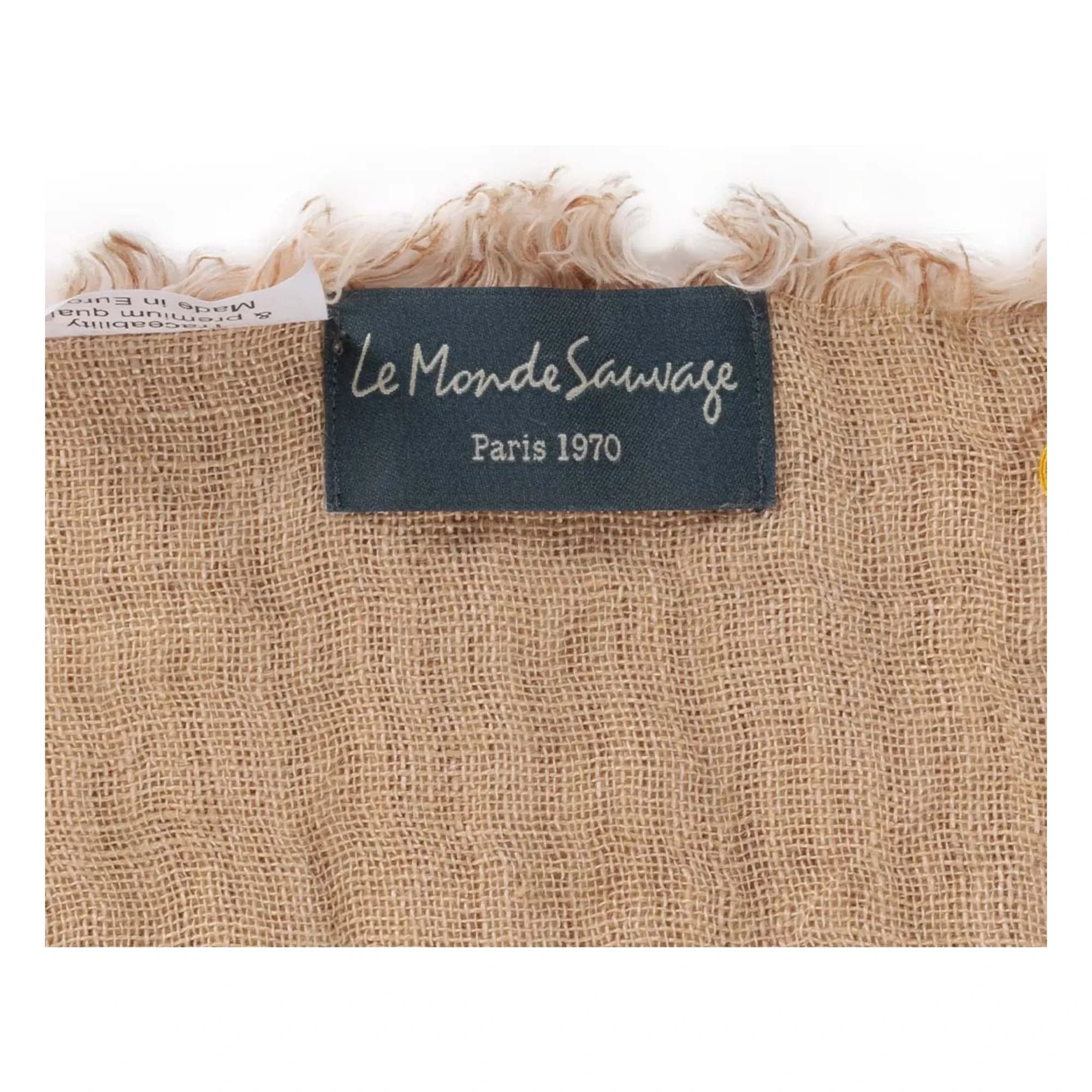 Le Monde Sauvage - Okapi Linen Cover | Yellow