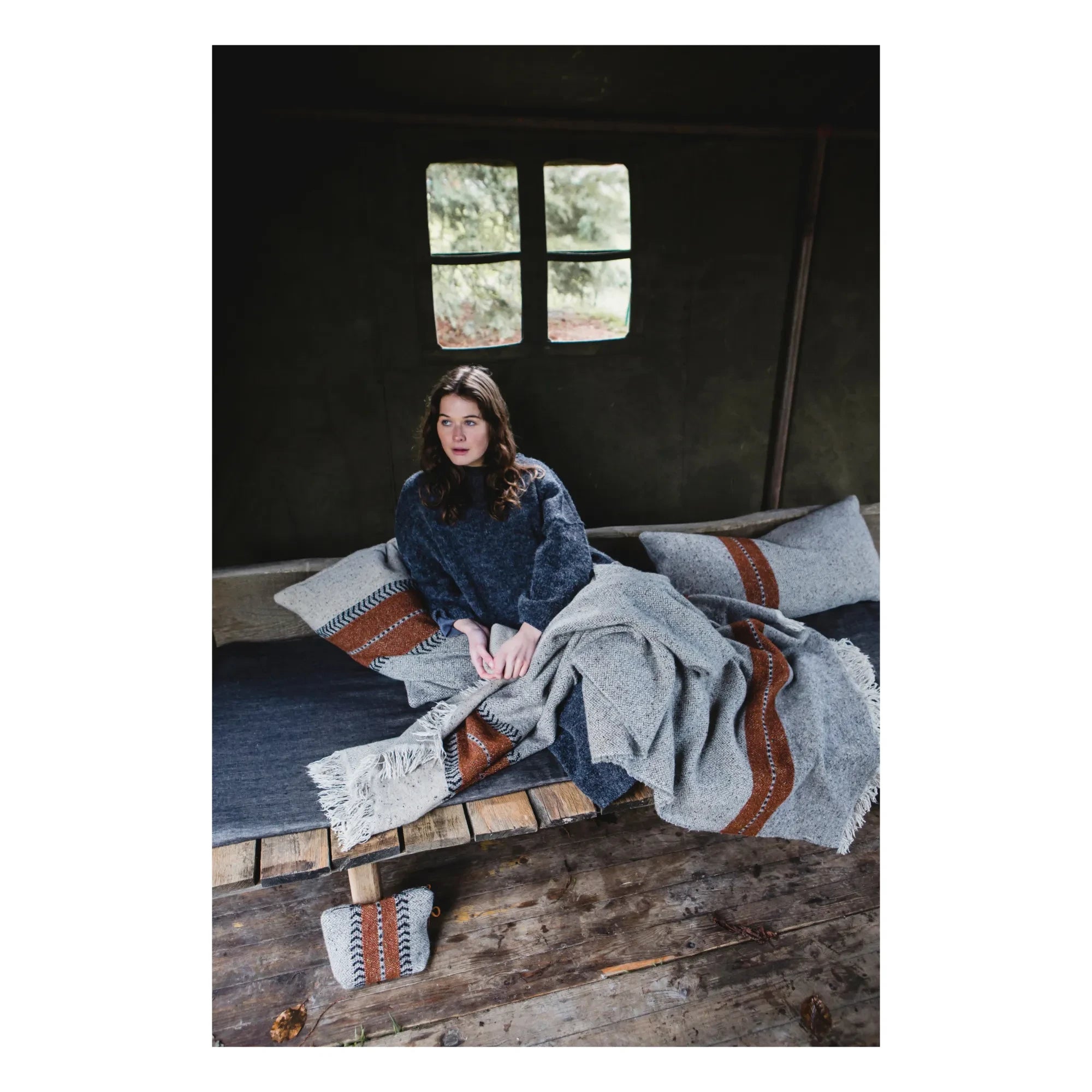 Libeco - Montana Wool and Linen Blanket | Gray