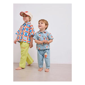 Bobo Choses - Bobo Denim Açık Renk Gömlek | Mavi