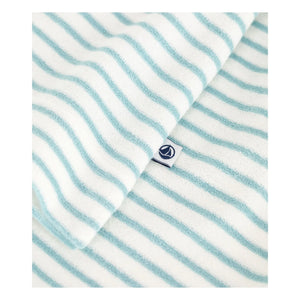 Petit Bateau - Striped Towel Pajama Shorts | Turquoise