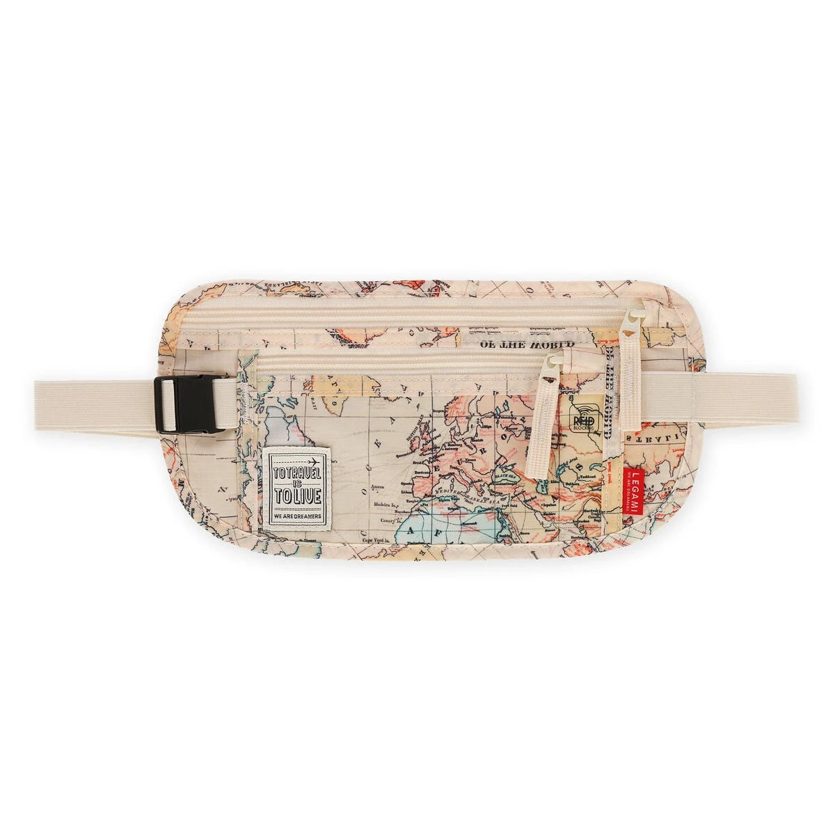 Legami - Ultra-slim Travel Waist Bag - Secret Waist Bag