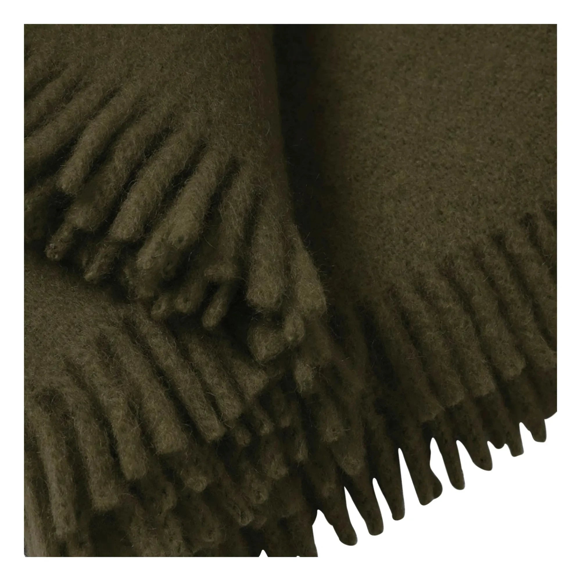Suite 702 - Cloud Mohair Blanket | Olive