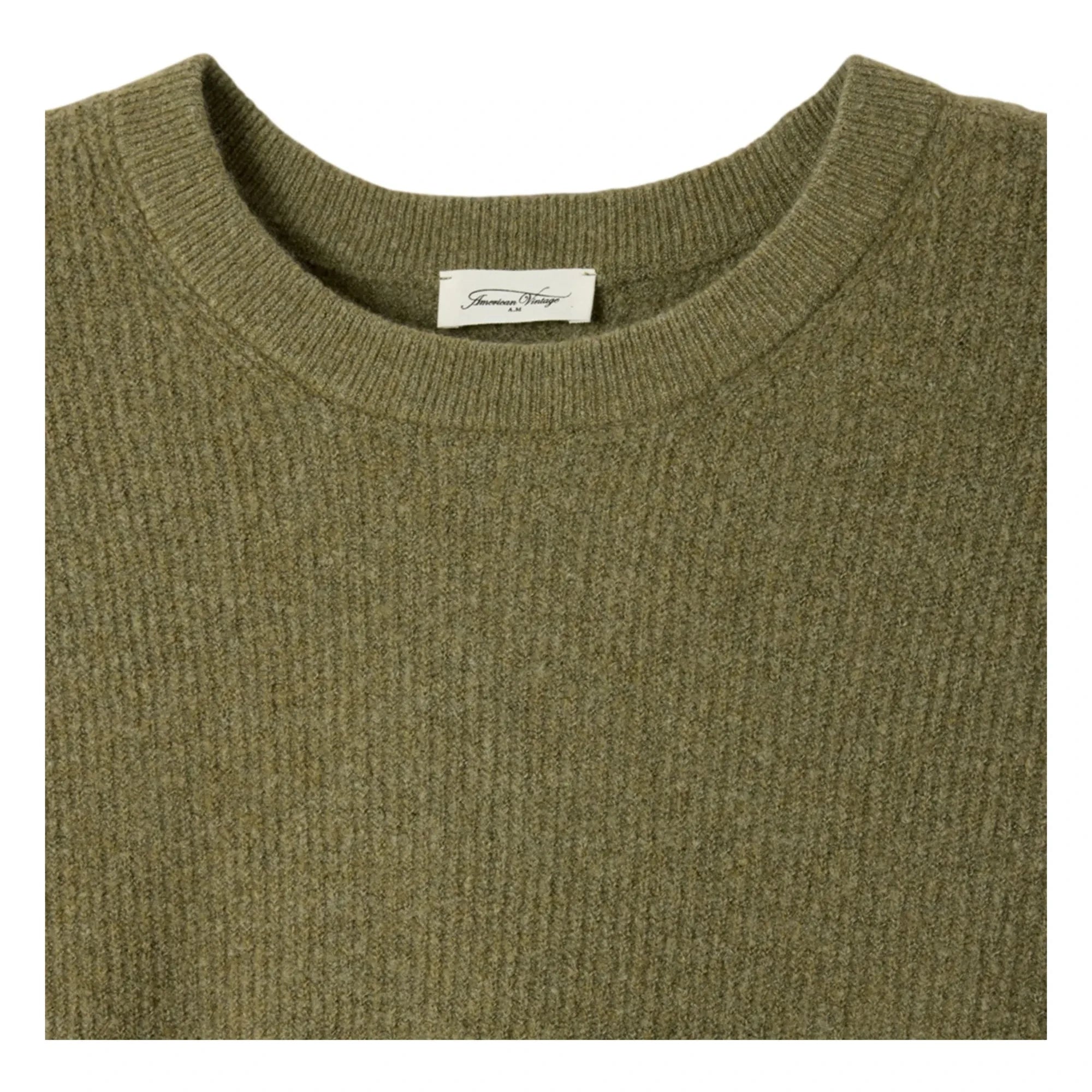 American Vintage - Crew Neck Sweater | Khaki