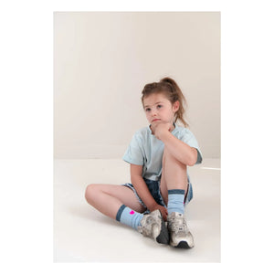 Jenest - Fancy Sport Organic Cotton Socks | Light Blue
