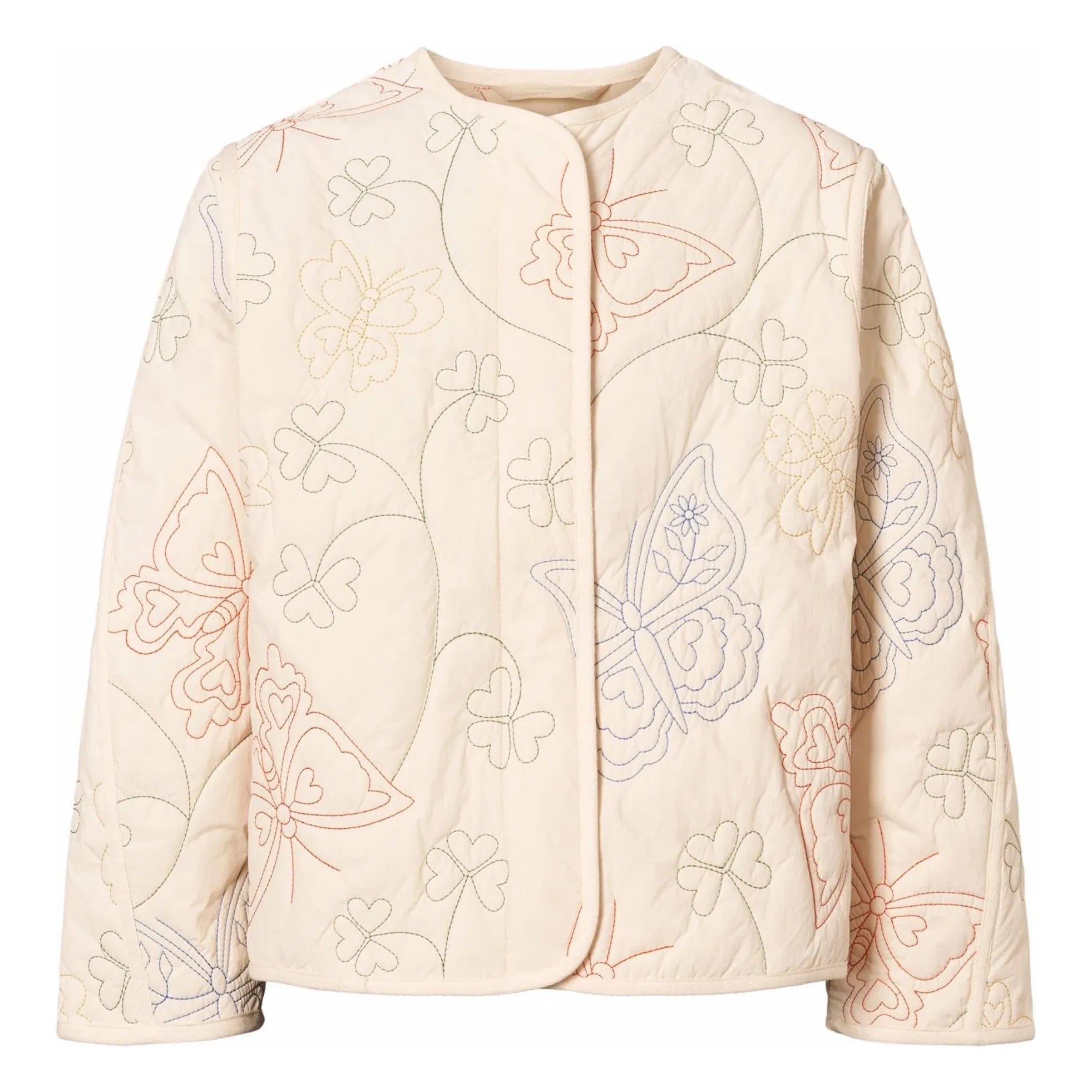 Molo - Holley Butterflies Recycled Fiber Jacket | Ivory