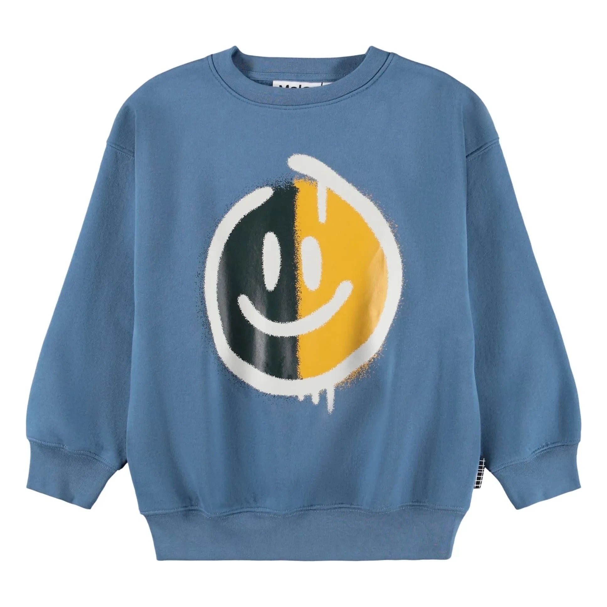 Molo - Mar Smiley Sweater | Blue