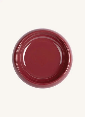 Present Time - Cadiz Metal Bowl | Burgundy