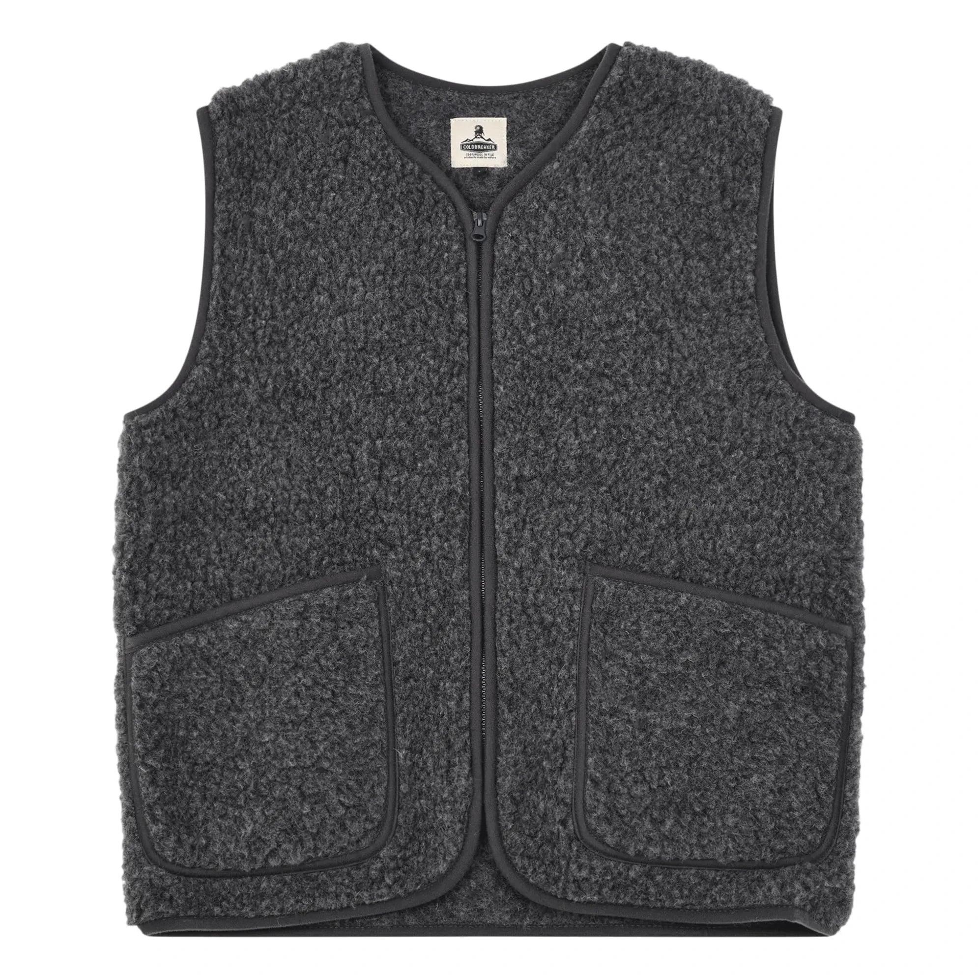 Coldbreaker - Pepitko Sleeveless Jacket | Charcoal Grey