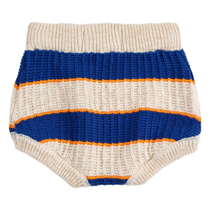 Bobo Choses - Striped Organic Cotton Knit Bloomers | Ecru