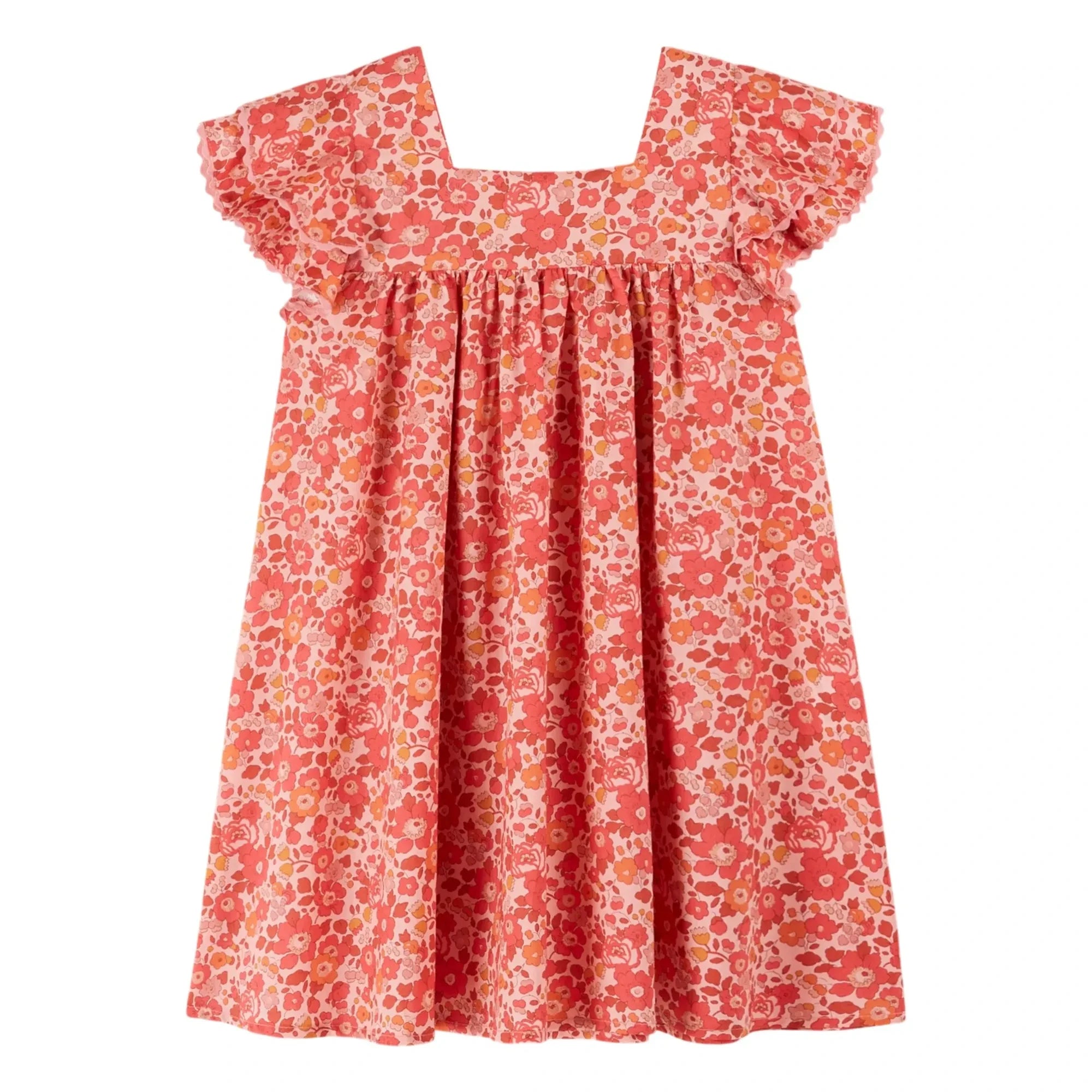 Emile et Ida - Liberty Dress | Coral