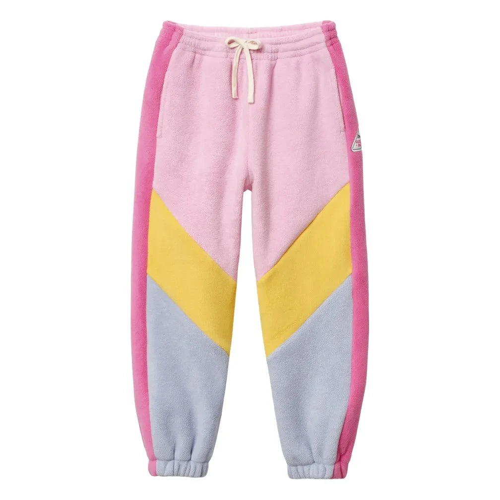 Goldie + Ace - Renk Bloklu Polar Jogger | Pembe