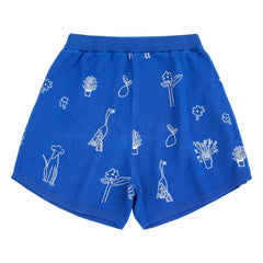 Bobo Choses - Summer Travel Organic Cotton Shorts | Blue