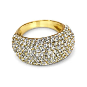 Daphine - Christy Pavé Yüzük | Altın